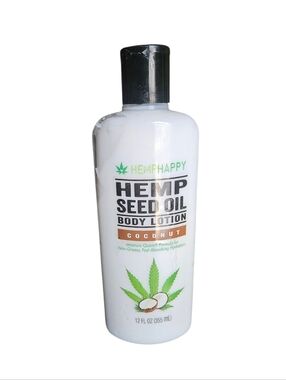Coconut Hemp Seed Oil Body Lotion - 12 Oz